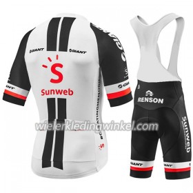Set Fietsshirt + Korte Koersbroek 2018 Team Sunweb N001
